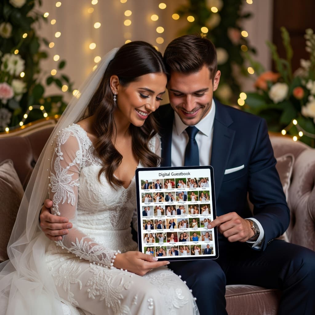 Wedding guest photo